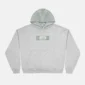 Sudadera Bands de Cold Culture en gris jaspeado, con gráfico frontal de billete verde, capucha estampada y bolsillo canguro.