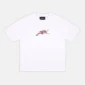 Camiseta blanca Cold Culture Bloom con pequeño gráfico floral en el pecho