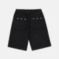 Shorts Casino negros de Cold Culture con rayas verticales y bolsillos traseros con botones