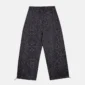 Vista trasera de los pantalones deportivos Cold Culture Nocturne Beast en Dark Grey con estampado animal