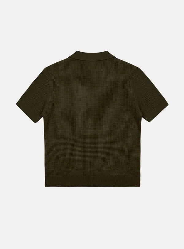 Cold Culture Sparrow Knit Jersey – Verde – Vista trasera Jersey de punto verde Cold Culture Sparrow Knit visto por detrás