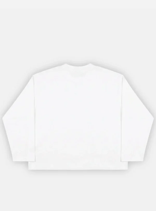 Parte trasera lisa de la manga larga blanca Worldwide de Cold Culture